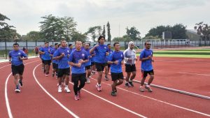 Semangat Prajurit Kodim Pati Melatih Fisik Dan Jaga Kebugaran Tubuh
