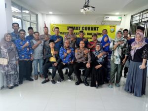Polsek Batu Ampar Tampung Curhatan Masyarakat di Program Jumat Curhat