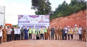 Anggota DPR RI Cen Sui Lan Letakkan Batu Pertama Pembangunan Rusun Quran Center di Tanjungpinang