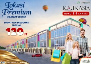 Diskon Hingga Rp 120 Juta, Ruko Kaukasia Pilihan Tepat Investasi