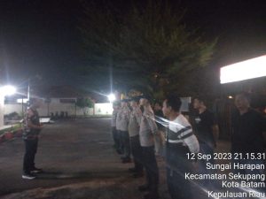 Polsek Sekupang Tingkatkan Patroli di Malam Hari, Jaga Situasi Agar Tetap Kondusif