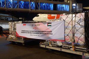 Bantuan Obat dan Perlengkapan Medis Dari RI Diterima Warga Palestina