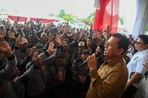 Ansar Sebut Satlinmas Bagian dari Suksesnya Pesta Demokrasi