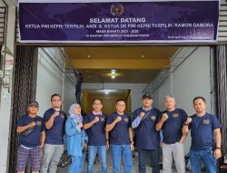 Persiapan Pindah ke Tanjungpinang, Ketua PWI Kepri dan DK PWI Kepri Tinjau Sekretariat Baru