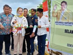 Cen Sui Lan Resmikan Dermaga di Desa Cemaga Selatan Natuna, Masyarakat Do’akan Duduk Kembali di Kursi DPR RI