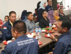  Sebagai Bentuk Apresiasi, Danlanud RHF Jamu Makan Pengurus PWI Kepri