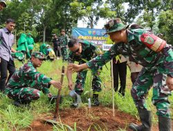Jaga Lingkungan Tetap Asri dan Indah, Jajaran Kodim Ciamis Gelar Karya Bhakti Skala Besar 