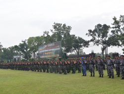 Kodim 0703/Cilacap Ikuti Apel Kesiapan Pengamanan Pemilu 2024