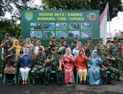 Sambangi Koramil, Dandim Ciamis kembali Tegaskan Netralitas TNI