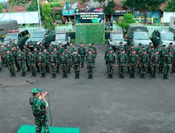 Dandim 0613/Ciamis Melepas Personel Pam Pemilu 2024