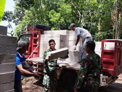 Satgas Droping Hebel Sasaran RTLH di Desa Kalikudi