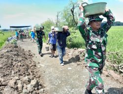 Serka Rispilihanto Tunjukkan Kreativitas dalam Membuat Bahan Adonan Cor