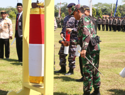 Dandim 0703/Cilacap Resmi Tutup TMMD Sengkuyung Tahap I di Desa Kalikudi