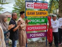  Kakandatel Tanjungpinang Dampingi Kadis DLH Tanjungpinang Resmikan Pencanangan Kampung Wisata DAS