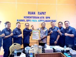  Menuju BPN yang Modern dan Mudah Diakses Publik: Anjangsana PWI Kepri bersama Kakanwil Sri Pranoto