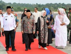 Gubernur Ansar Sambut Kehadiran Wapres di Bandara