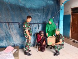 Wujud Kepedulian, Kapten Inf Jurizal Berikan Bingkisan Lebaran Kepada Para Janda Kurang Mampu