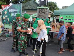 Berbagi Kebahagiaan Kodim 0703/Cilacap Berbagi Takjil