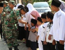 Peduli, Dandim Cilacap Sambangi Rumah Yatim Bengawan Al Kautsar