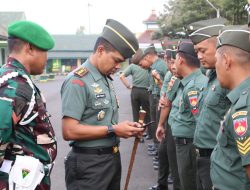 Pastikan Anggota Tidak Bermain Judi Online, Dandim Cilacap Gelar Apel Luar Biasa