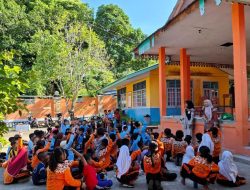 Pelajar SDN 007 Lingga Utara Antusias Sambut Program Tabungan Simpel BRK Syariah