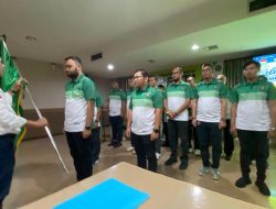 Khazalik lantik Rantha Fauzi Sembiring,Ketua Pengkot PELTI Tanjungpinang, masa bakti 2024 – 2028