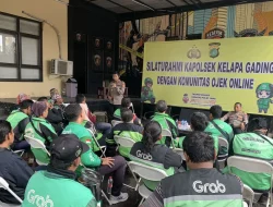 Polisi Gandeng Ojek Daring untuk Ketertiban Hingga Jauhi Judi Daring