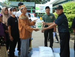 Pendistribusian Zakat Fitrah Anggota Kodim 0703/Cilacap