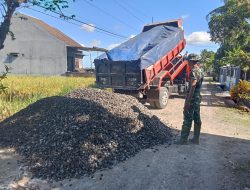 Pra TMMD, Dropping Material Terus Dilakukan Demi Percepatan Pembangunan