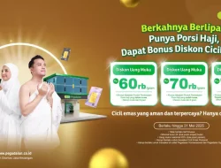 Cicil Emas Pegadaian Tawarkan Diskon Uang Muka hingga 31 Mei 2025