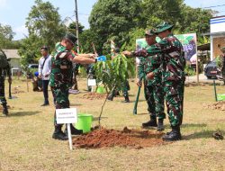 Bersatu dengan Alam, Mewarnai Pembukaan TMMD Reguler ke-124 Kodim 0703/Cilacap dengan Menanam Ribuan Pohon