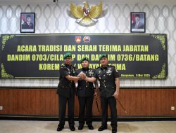 Letkol Inf Andi Azis Resmi Jabat Dandim 0703/Cilacap