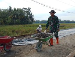 Alat Anggota Satgas TMMD Reguler ke 124 Kodim Cilacap