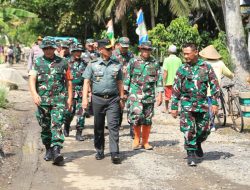 Motivasi Irdam Saat Kunjungi Lokasi TMMD Kodim Cilacap