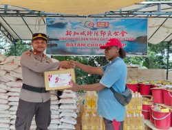 Polsek Batu Aji dan Komunitas Kawan Kita Gelar Bakti Sosial di Ruli Kampung Biawak, Salurkan 200 Paket Sembako