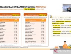Harga Minyakita di Probolinggo Rp15.350 per liter, di bawah HET