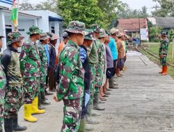 Jelang Penutupan TMMD Apel Pagi Tetap Dilaksanakan
