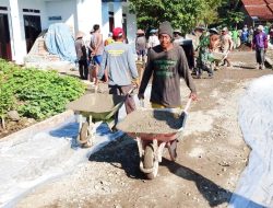 Berkat TMMD Reguler ke-124 Kodim 0703/Cilacap, Jalan Impian Juwarko Terwujud