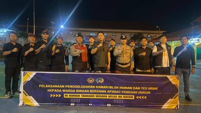 Rutan Batam dan Polri Kompak Gelar Razia Gabungan, Jamin Lingkungan Pemasyarakatan Bersih dari Halinar