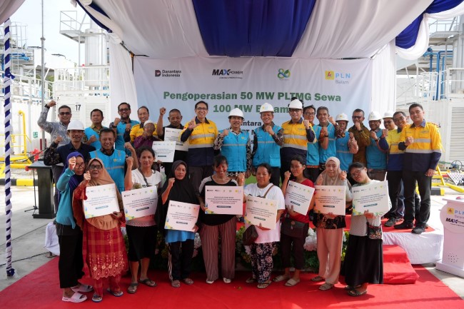 Peresmian 50 MW pertama Pembangkit Listrik Tenaga Mesin Gas (PLTMG) Sewa Batam menjadi langkah nyata PLN Batam dalam menjaga keandalan listrik sekaligus mempercepat pertumbuhan ekonomi dan industri di Kepulauan Riau.