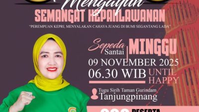 Gowes Bareng BKOW Kepri, Gemakan Semangat Pahlawan di Bumi Segantang Lada