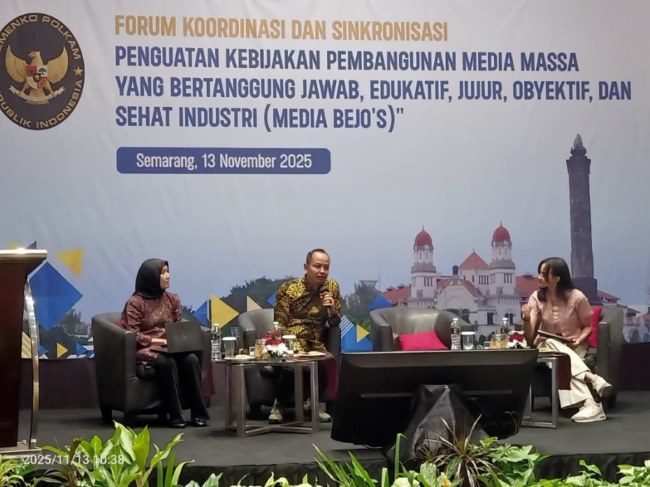 Forum BEJO’S di Semarang menyoroti pentingnya media berintegritas. Dewan Pers dan Kemenko Polkam menekankan penguatan tata kelola media, literasi publik, serta penerapan nilai BEJO’S.