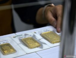 Harga emas UBS-Galeri24 di Pegadaian Sabtu ini kompak naik