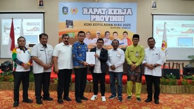 Pimpin Raker KONI 2025, Usep RS Matangkan Strategi Kejayaan Olahraga Kepri Menuju 2026