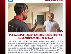 19 Akun Medsos di Batam “Disenggol” Polda Kepri