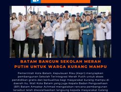 Batam Bangun Sekolah Merah Putih untuk Warga Kurang Mampu