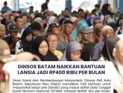 Hore Bantuan Lansia di Batam jadi 400 Ribu