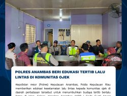 Komunitas Ojek Anambas Dipat Wejangan dari Polres