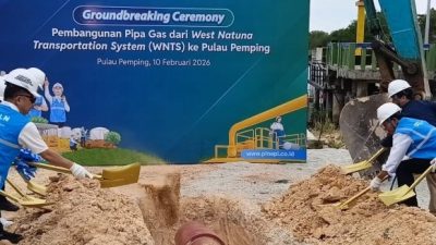 Groundbreaking Pipa Gas WNTS–Pemping Jadi Tonggak Ketahanan Energi Batam