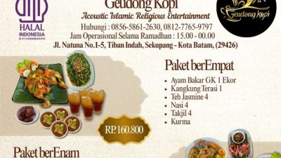 Nikmati Suasana Ramadhan Syahdu di Geudong Kopi Batam: Menu Paket Hemat Mulai 40 Ribuan!